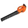 Black & Decker Black+Decker BEBL750 Electric Axial Leaf Blower, 120 V, 450 cfm, Corded Control BEBL750